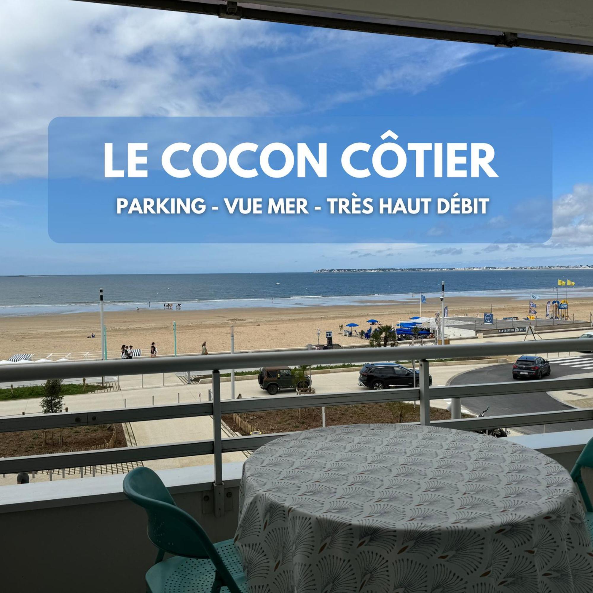 ポミシェCocon Cotier - Vue Sur Mer - Parking - Proche De La Thalasso - Terrasseアパートメント エクステリア 写真